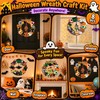 Halloween Wreath Craft for Kids - 8 Pack DIY Foam