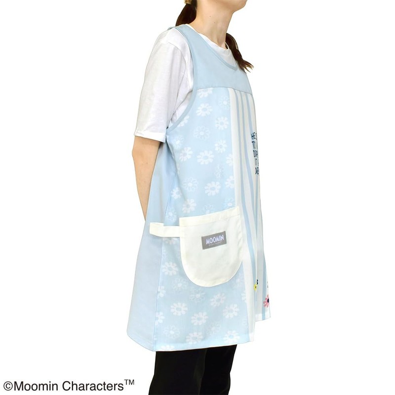 St Women's Moomin Apron, Blue, M-L Free