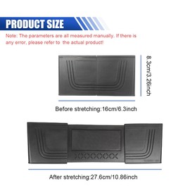 GAOLAOSY Car GPS Sun Shade, 7-12 inch Navigators Sun Shade Anti-Glare Shield, Car GPS Navigator Visor Display Screen Cover, Universal Vehicle Interior Accessories for Safety Driving