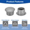 sourcing map 150Pcs Screw Hole Plugs, 10mm(3/8") Dia Plastic Round