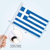 Anley Greece Mini Flag 12 Pack - Hand Held Small