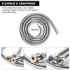 3 Heads Aluminum Shower Cleaner Douche System with 1.5 m