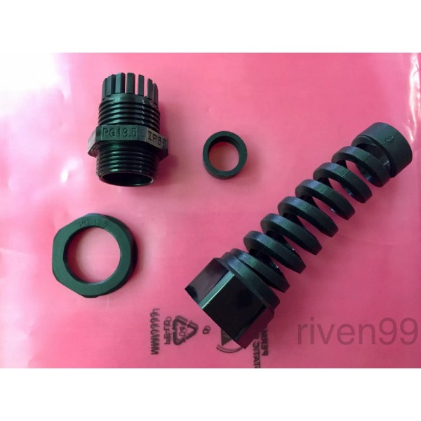 SPC Lot 5pcs PG13.5 Strain Relief Bushing Spiral Flex Cable
