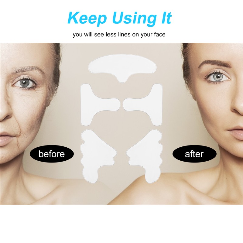 5pcs Facial Patches Wrinkle Remover Pads for Forehead Anti Wrinkle
