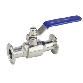 Pysrych 3/4" Tube OD Brewing Ball Valve 1.5" Tri-Clamp Clover Stainless Steel 304 Sanitary Valve for Home Brewing