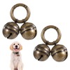 Aphumedc 2 Pack Extra Loud Cat Dogs Collar Bells Dog