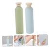 SAFIGLE 2pcs Travel Shampoo Bottles Refillable Containers Flip Top Squeeze