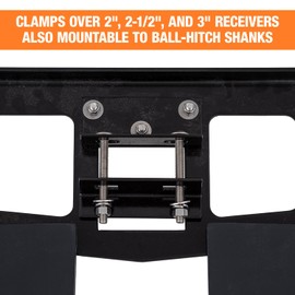 Buyers Products 8597215 15 Inch Hitch-Mounted Stone Guards for Trucks, RVs & Trailers, Splash Guard, Rock Guards for Trucks & Towing, Protect Vehicle & Cargo