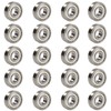 Pack of 20 Deep Groove Ball Bearings, Ball Bearings, Miniature
