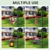 Surprizo 60" Shepherds Hooks for Outdoor, Extra Thick Bird Feeder
