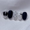 [Handmade Nail Tips] Devil Cat Nail Tips - Short Ballerina