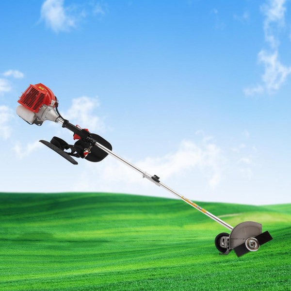 TITIDU Weed Wacker, 43cc 2-Stoke Gas Weed Trimmer Brush Cutter