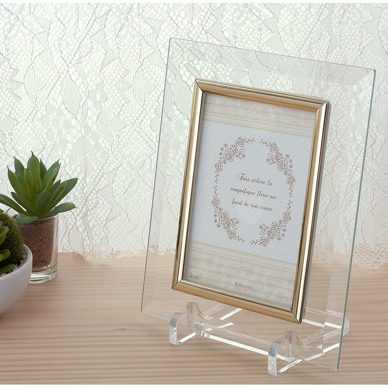 Kishima フォトフレーム KG-8222 ガラスフレーム 2429