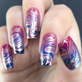 Whats Up Nails - Roses are Gold Stamping Polish Rose Gold Metallic Lacquer for Stamped Nail Art Design 7 Free Cruelty Free Vegan