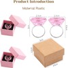 Lash Extension Kit, Diamond-Shape Lash Glue Rings, Aluminum Foil Glue