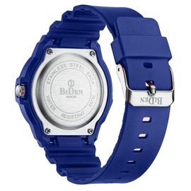 LN LENQIN Mens Watches Analog Quartz Watches Men 50M Waterproof Watch Fashion Business Casual Mens Designer Watch with Date Wrist Watches for Man (R009-Navy-Blue-White)