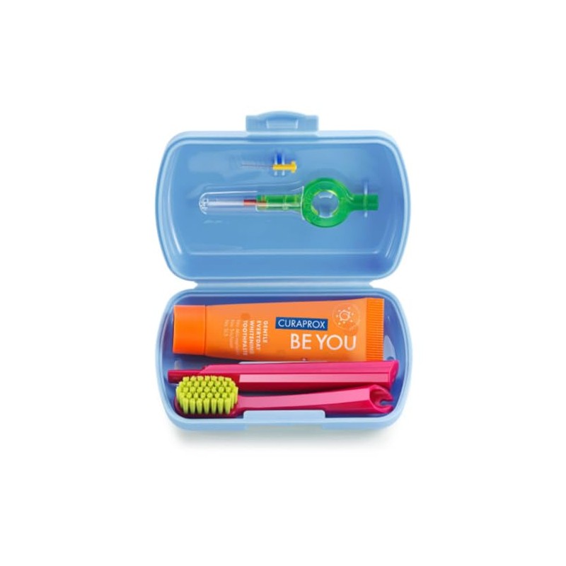 Set de viaje Curaprox (Travel set) (AZUL)