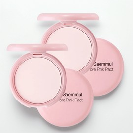 The Saem Saemmul Perfect Pore Pink Pact Powder 11g, 2 packs / 더샘 샘물 퍼펙트 포어 핑크 팩트 파우더 11g, 2개