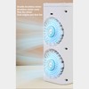 Desk Night Light Fan Power Adjustable Space Saving Quiet Multifunctional