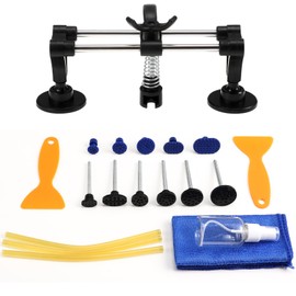 iplusmile Auto Body Dent Repair Kit, Car Dent Puller Bridge Tool Kit with Puller Tabs Powerfully Pops Car Dents and Other Metal Surface Dents