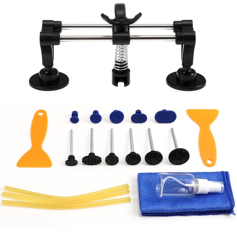 iplusmile Auto Body Dent Repair Kit, Car Dent Puller Bridge