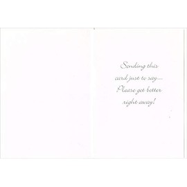 Designer Greetings Dog with Bandage on Head and Arm Get Well Card