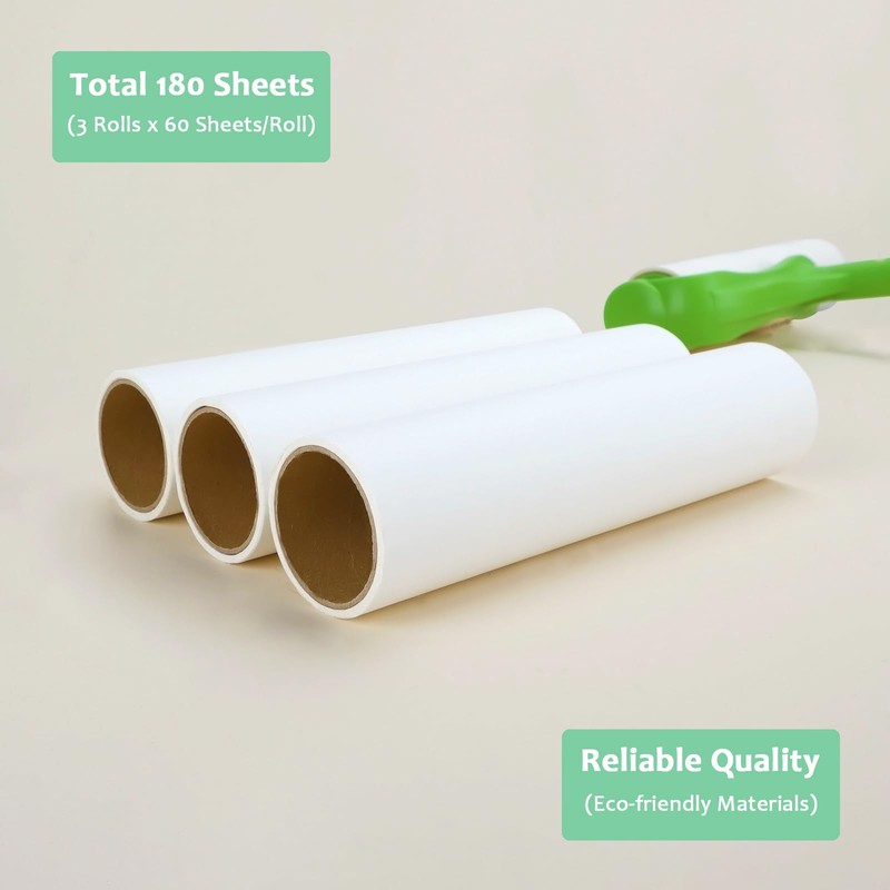 10 inch Large Lint Roller Refills for Evercare Smart Design