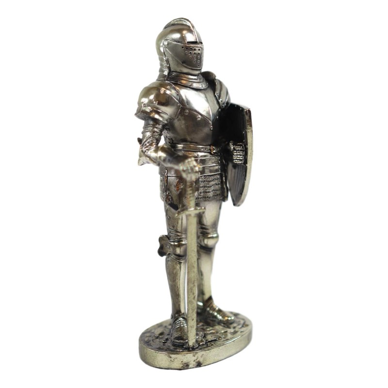Ebros Sir Geoffrey English Champion Knight Figurine 7"Tall Lion Heraldry