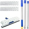 ITTAHO 53" Window Squeegee Cleaner, 2 in 1 Window Cleaning