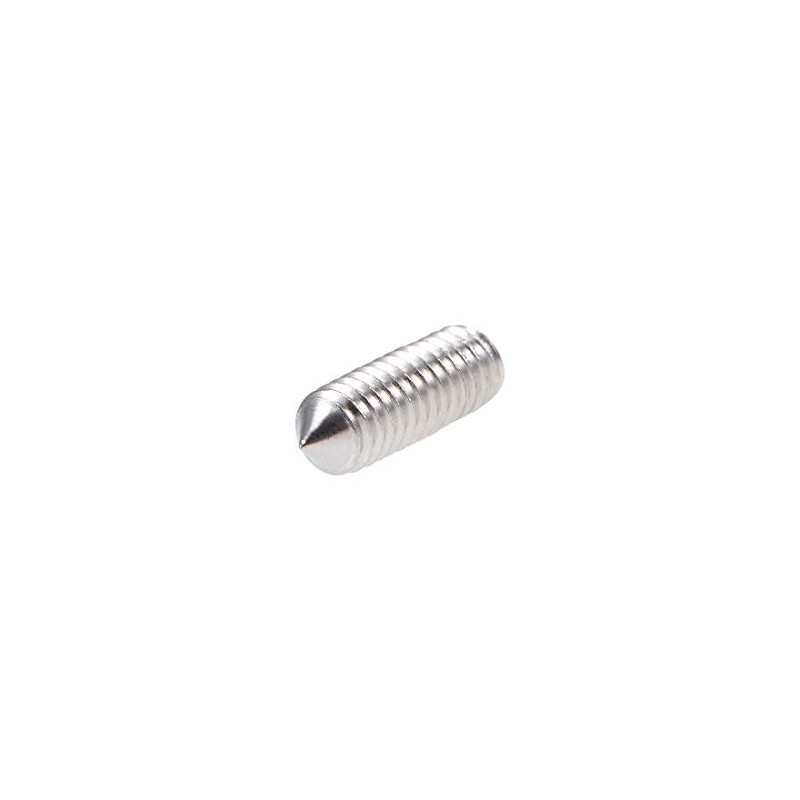 uxcell 50Pcs M3x10mm Internal Hex Socket Set Grub Screws Cone