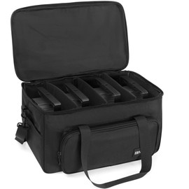 IBVIVIC 4 Par Light Bag Padded Storage Gig Case Bag For Par Lighting Fixtures 18"×10"×11" Stage Lights Bag
