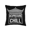 Acupressure and chill Throw Pillow