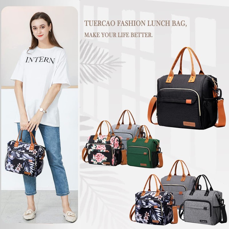 TuErcao Lunch Bags for Women - Boite a Lunch Femme