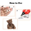 30PCS Craft Eyes Round Design for DIY Projects, Glass Eyes