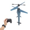 Remote Control Helicopter 3.5 Channel Intelligent Obstacle Avoidance Blue Remote