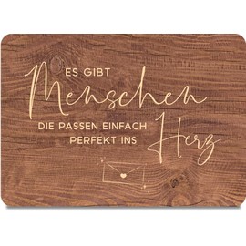 Herzensmensch Karte Perfekt ins Herz Holzkarte - Geburtstagskarte - Herzensmensch Geschenk, Herzensmensch, Mein Kleiner Großer Herzensmensch, Herzensmensch Kerze, Kerze Herzensmensch, Lieblingsmensch