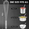Walfos Whisk,17in Large Whisks, Heavy Duty Stainless Steel Wire Whisk