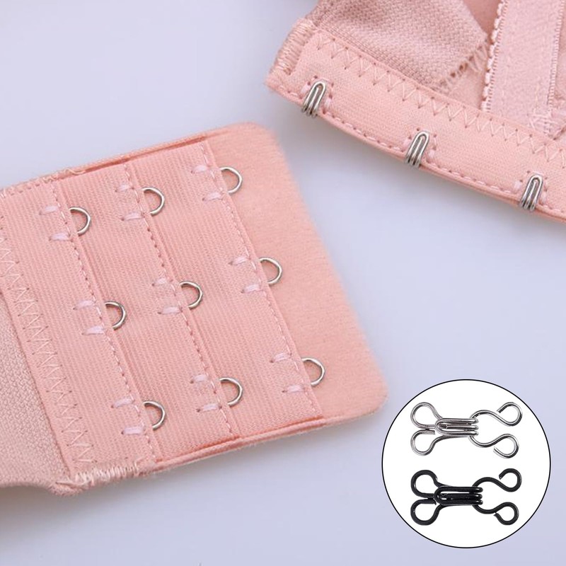QIYUDA 120 Pcs Hook and Eye Closures for Clothing, Bra