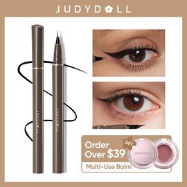 JUDYDOLL Ultra-Fine Liquid Eyeliner, Waterproof Liquid Eye Liner, Stay All Day Makeup With Fine Brush Tip, Lasting Satin Finish, Smudge-Proof & Transfer-Resistant, Suitable For Sensitive Eyes:_#07 Ash Flaxen