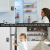 Ougourim Upgraded Combination Fridge Lock for Child Safety, Keyless Refrigerator