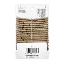 Scunci No-Damage, Color Match Elastics, Blonde, 18-Pcs per Pack (2-Pack)