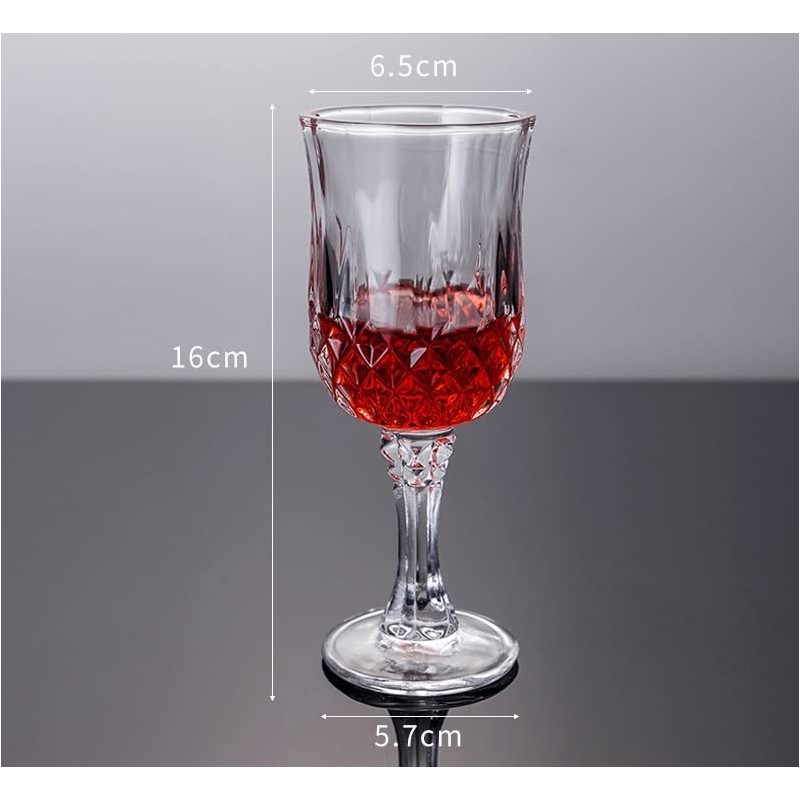 RYUHYF Red wine glass set, white wine glass set, medium