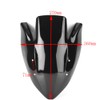 Fits YIBO Z1000 Windshield 2003-2006 Kawasaki Motorcycle Double Bubble Black