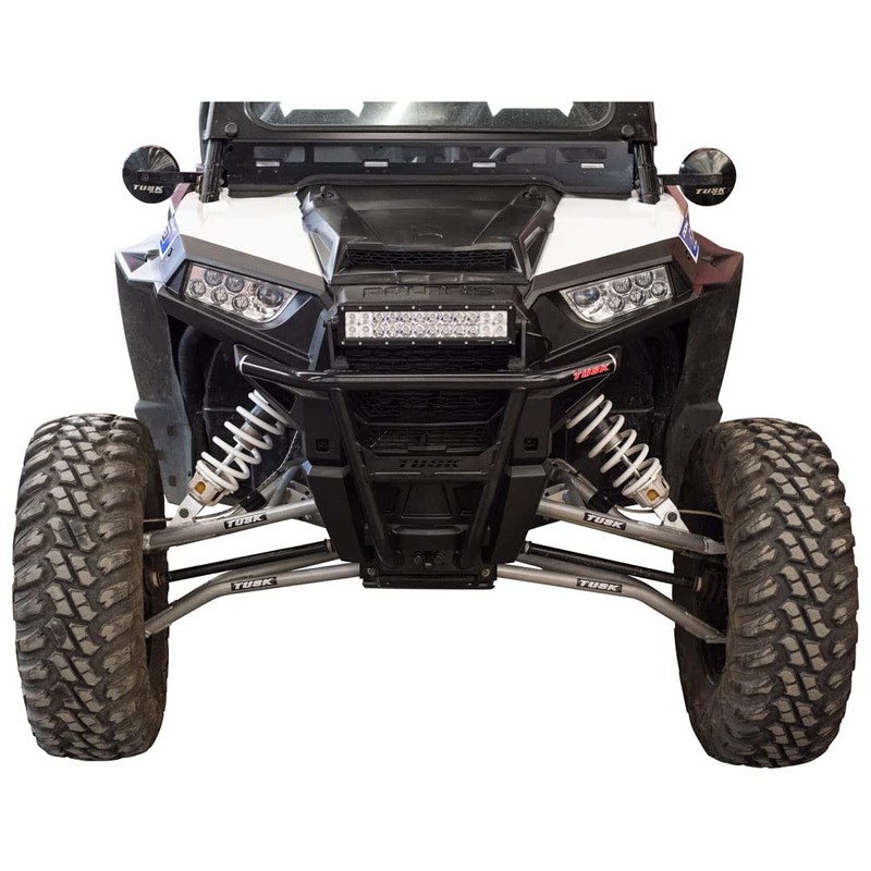 Tusk Impact Front Bumper Black For POLARIS RZR XP 1000