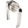 Hi Logic GIA Lever 32A Indoor Lock, Display Lock, Nickel,