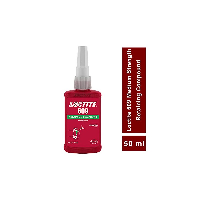 Genuine Henke Loctite 609 X 50ml Retaining Compound, General Purpose,