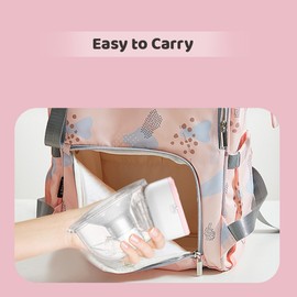 Wearable Breast Pump Hands Free Electric Breast Pump for Breastfeeding 4 Modes 12 Suction Level Low Noise Built-in Battery with 180ml Milk Collector for Home Travel, 1 Pack