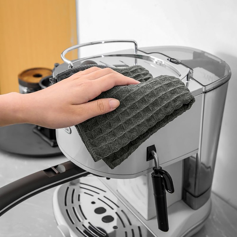 Tongke Microfiber Barista Towels, 5 Pack 30x30CM Cleaning Towels for