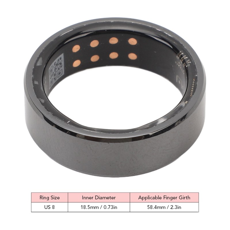 Smart Ring Step Counter Sleep Quality Monitoring Ring Wireless Charging