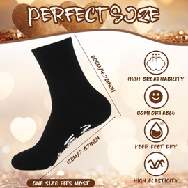 Foaincore Dog Mom Socks with Gift Box Funny Dog Lover Socks Gifts for Women Mother's Day(Black)